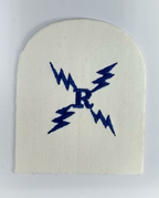 Radio Electrical Mechanic Qualification Patch Genuine Royal Navy Blue on White