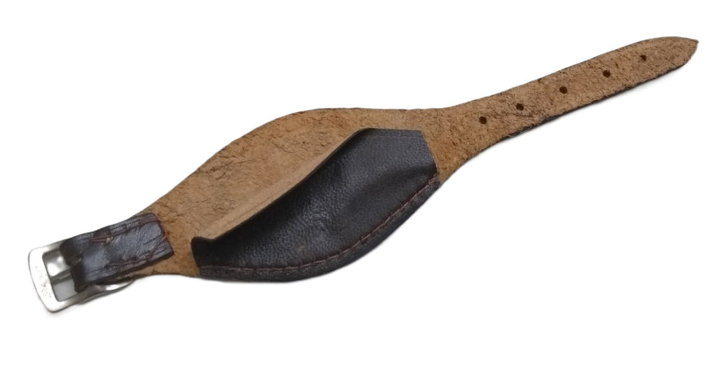 Army Rank Strap Dark Brown Heavy Duty British Pattern Leather On Size