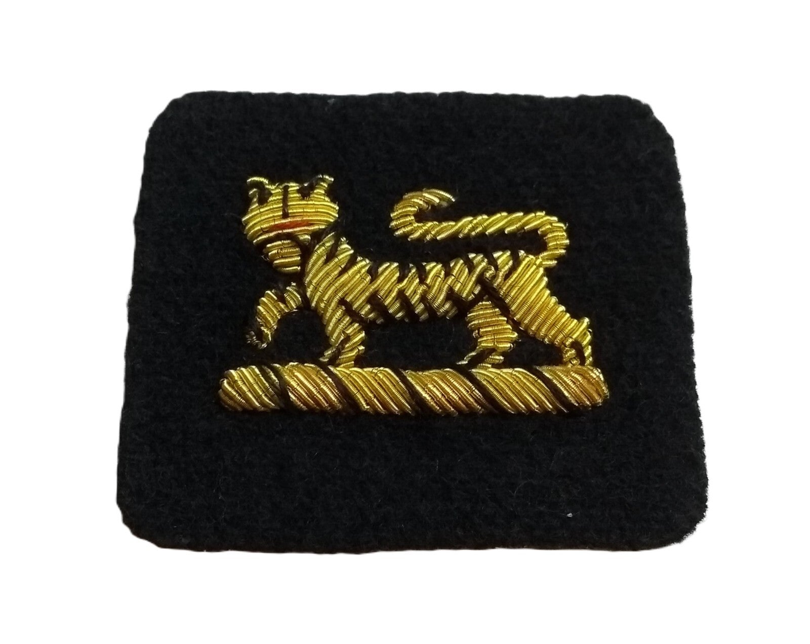 Mess Kit Badge PWRR Tiger Insignia British Army Hand Embroidered Arm Patch