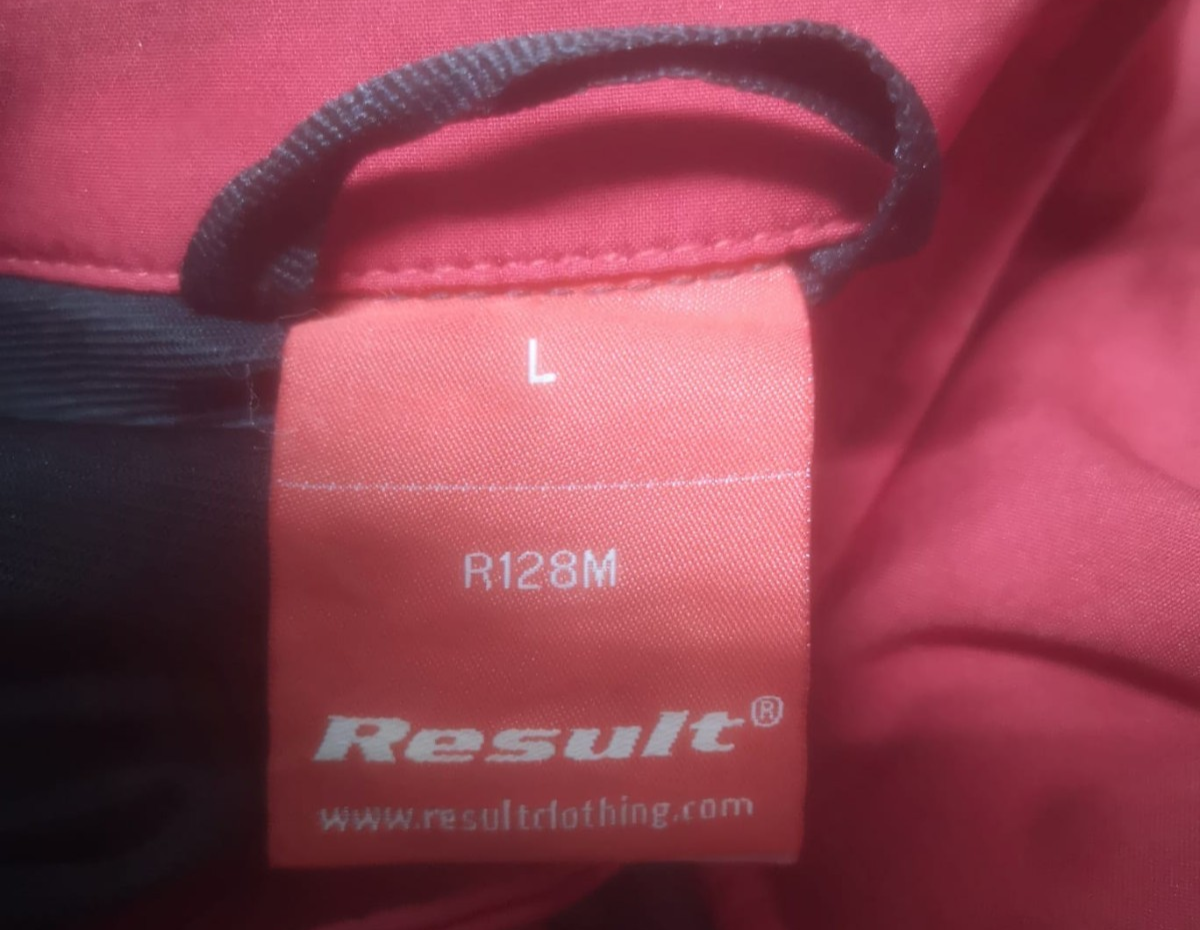 British Army Red Base Layer Soft Shell Jacket with Polish Eagle and Number 7 Insignia Size L