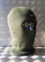 GREEN One (1) Hole Thinsulate Balaclava / Beanie Hat - Very Warm - Brand New