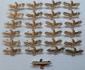 25 RAF Royal Air Force Badges Detailed Air Force Insignia with Spit Pin Fixing Job Lot