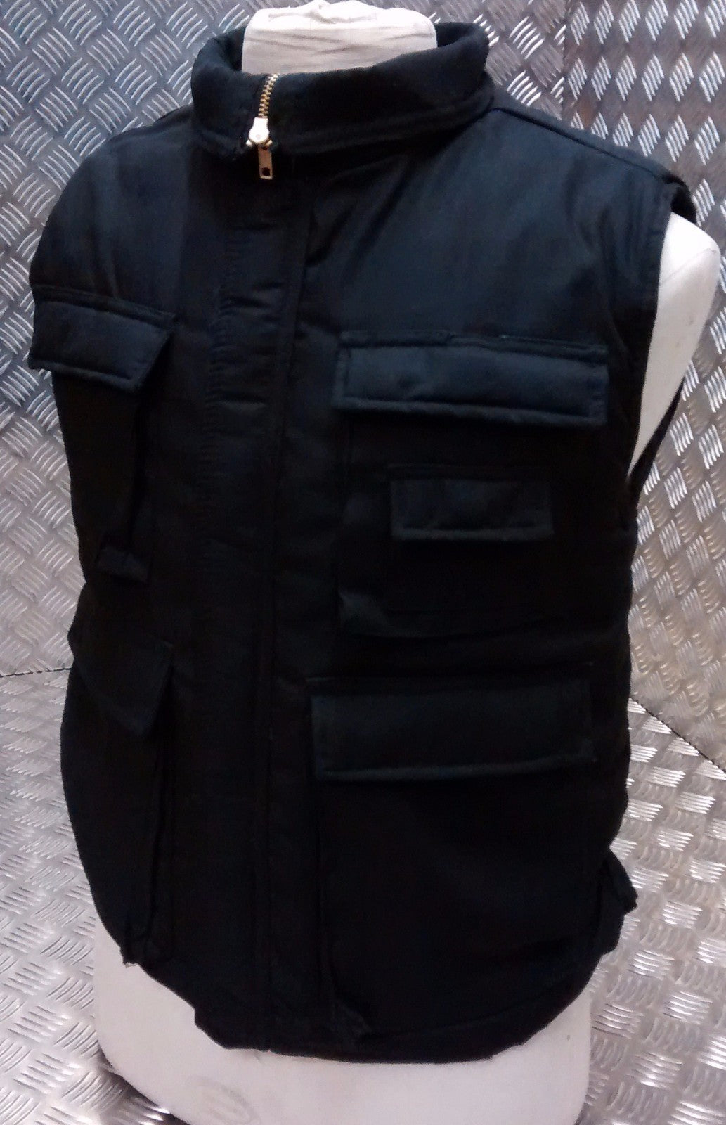 Hunters Action Vest Stealth Black Tactical Fishing Body Warmer - NEW