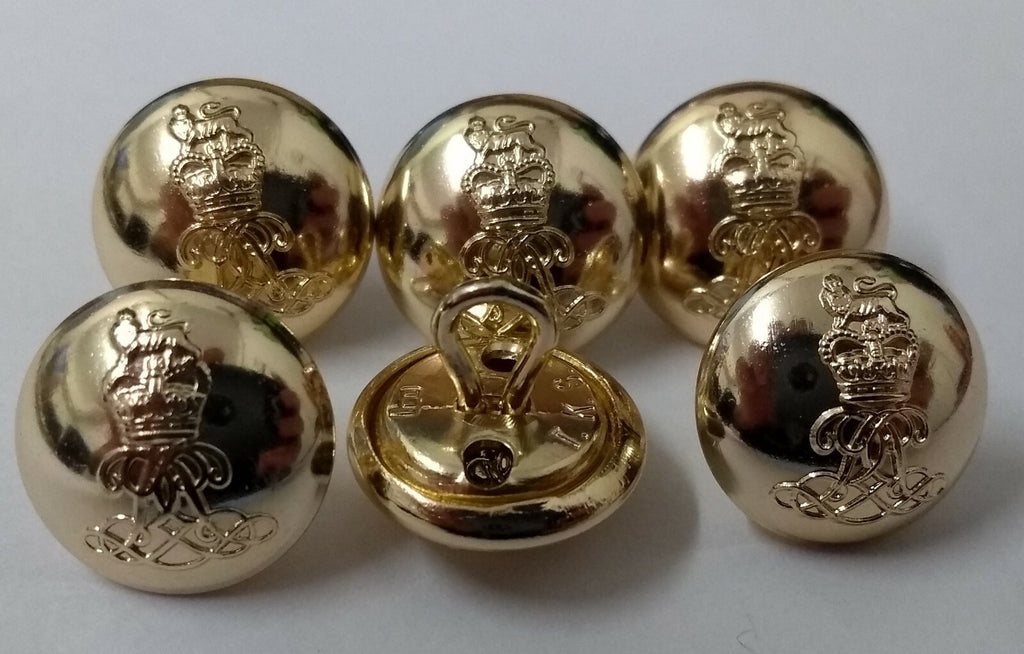 Genuine British Army The Life Guards Regiment Officers Dress Buttons 22L NEW
