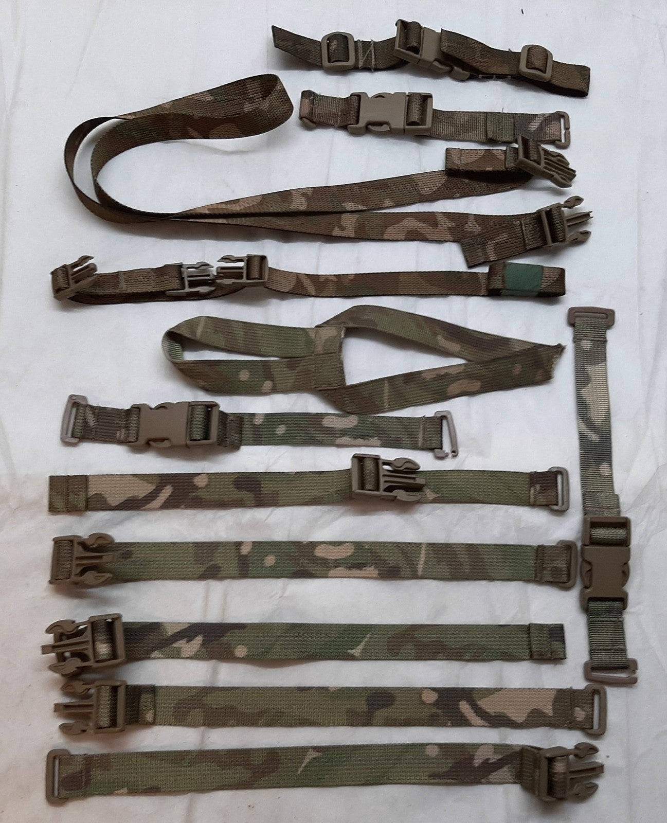 MTP Webbing Straps Job Lot of 12 Assorted Items For Collectors Spares or Repairs