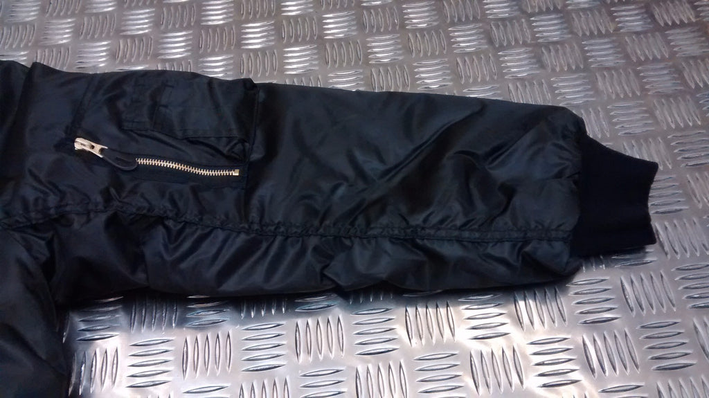 MA1 US Style Bomber Jacket Black - NEW