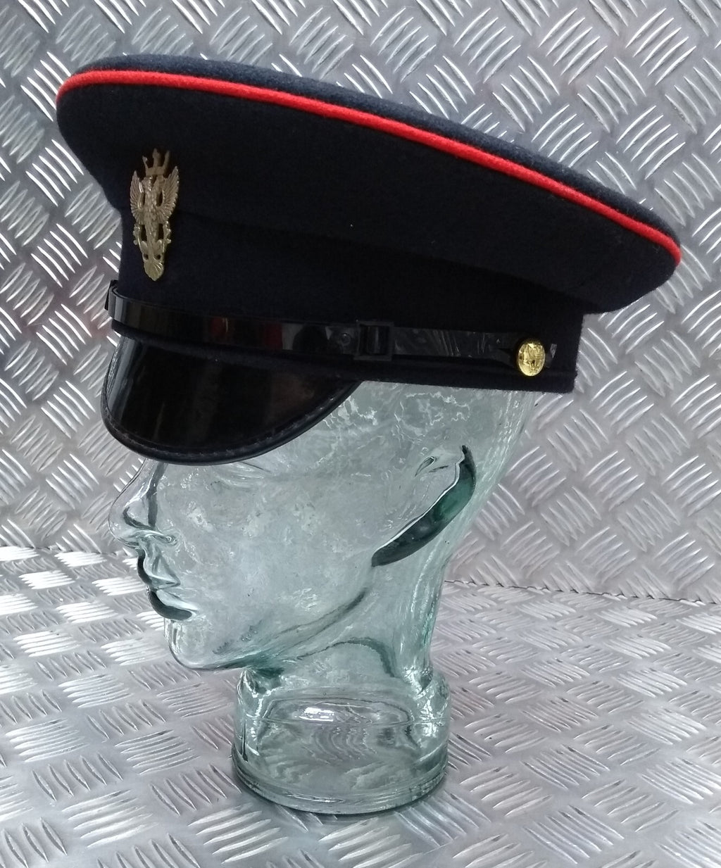 Mercian Regiment No1 Dress Hat Uniform Issue Small Peak Insignia Present