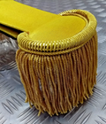 Gold Mylar Thread Fringe For Epaulettes 45mm Drop NEW