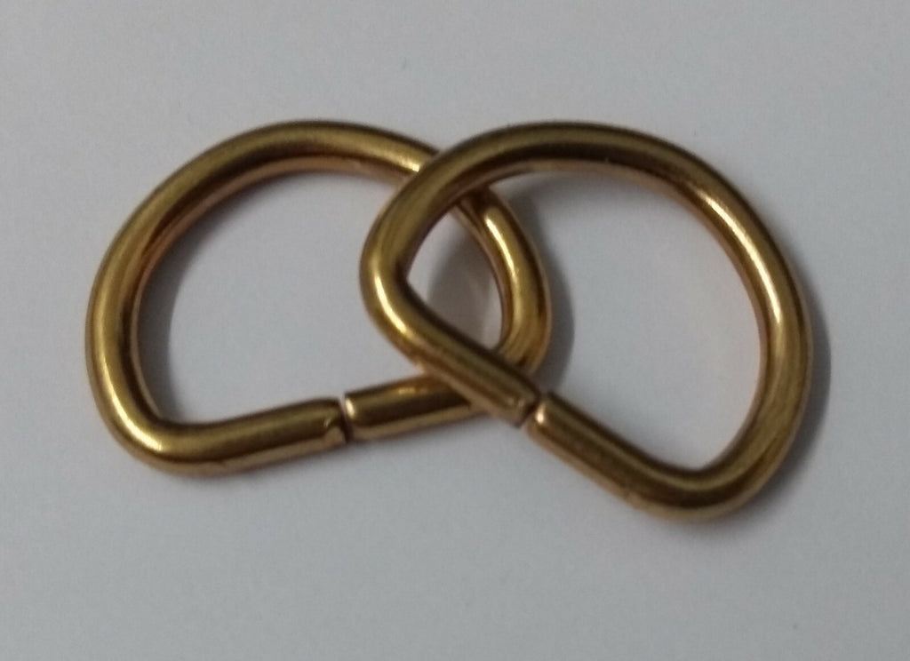 Genuine British Army Horse Guards & H Cav 18mm Bridle D Ring 2 Pairs STD26