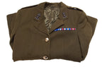 Vintage No2 Suit Number Two Khaki OFC 2 Piece Jacket and Skirt Woman's Goodwood