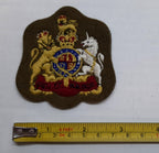 Royal Arms Patch RSM British Army Old Pattern Embroidered Insignia Badge