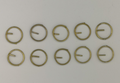 Metal Button Split Rings ½" Diameter