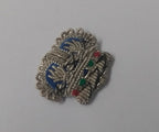British Rank Crown Wire Braided Small Officers Issue Sew on Patch