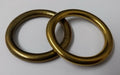 Genuine British Army Horse Guards & H Cav 1 1/2" Brass Bridle Rings 1 Pair STD20
