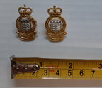 RAOC Collar Badges British Army Royal Ordnance Corps Insignia Small Badge x 2
