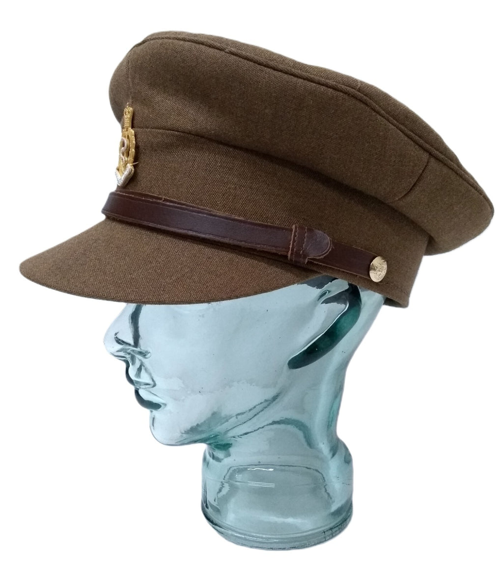 No2 Officers Hat RAMC British Army Goldings Full Insignia & Chin Strap 57cm