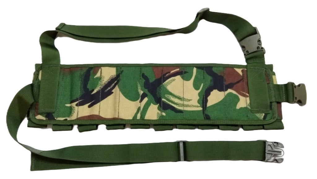 DPM British Camouflage Bandolier 11 Pouch Combat Assault Cartridge Belt NEW