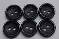 Ex Army Buttons Old Pattern British Made Deep Grey 2 Hole Size 11.3mm