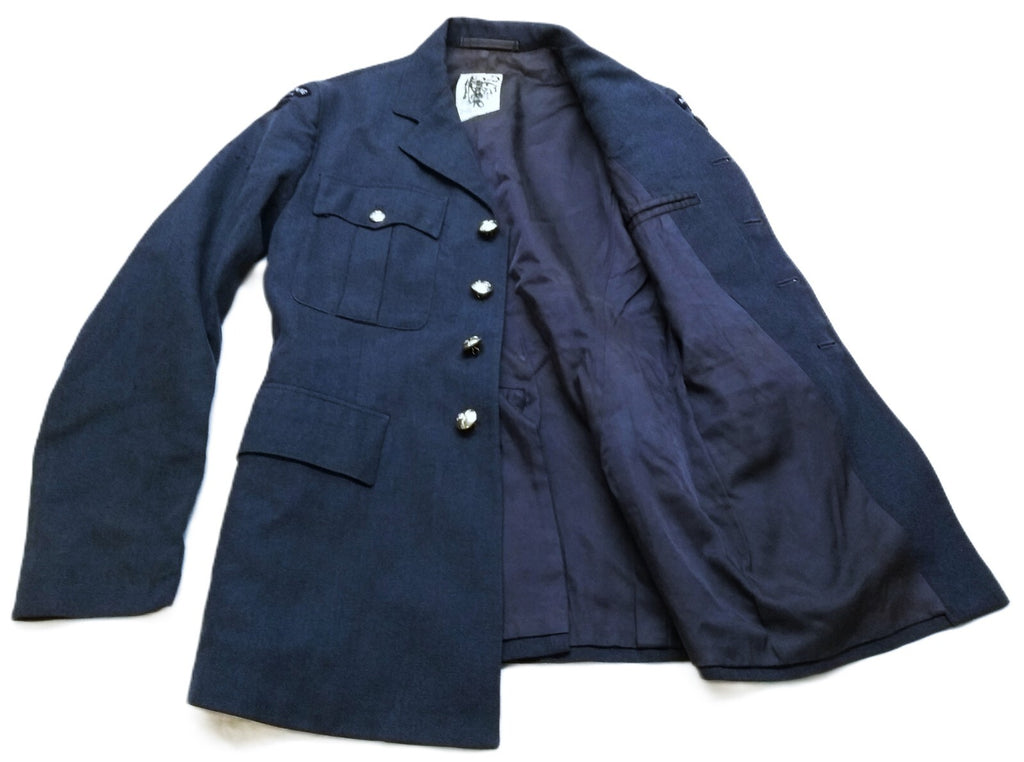 RAF Royal Air Force Vintage Jacket Airforce Blue Grey Colour 469 SQD Lowestoft
