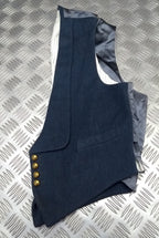 RAF Royal Air Force Vintage Mess Dress Waistcoat Airforce Blue Grey Colour with Marks