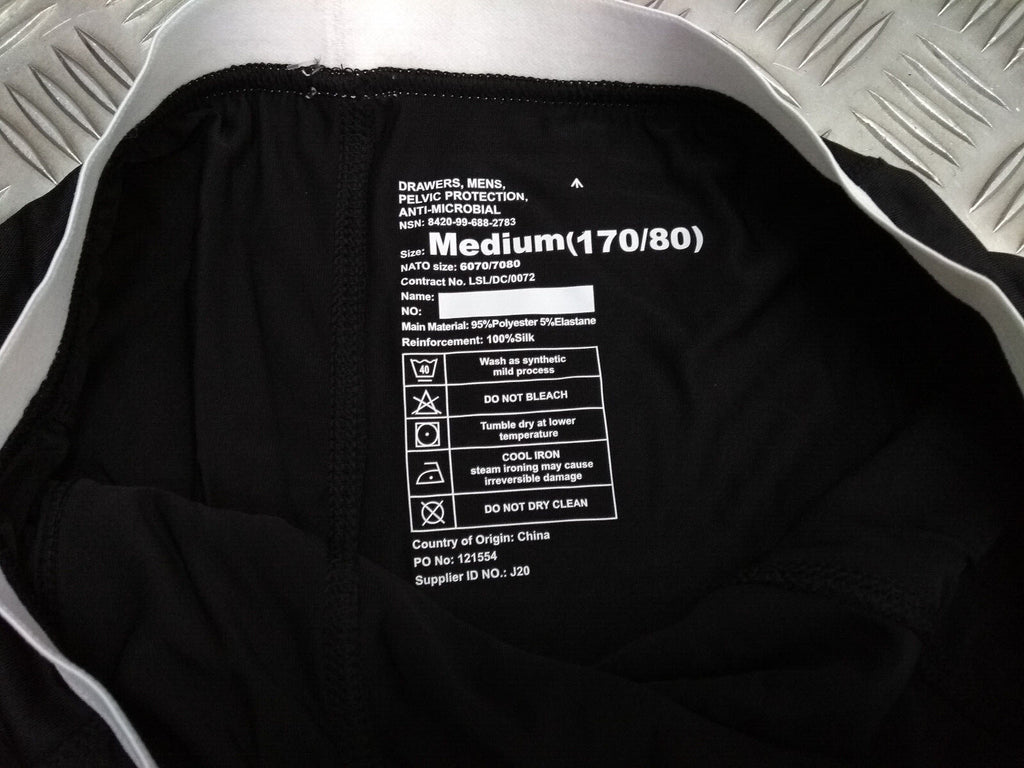 Mens Pelvic Protective Anti-Microbial Underwear Pants British Army All Sizes NEW