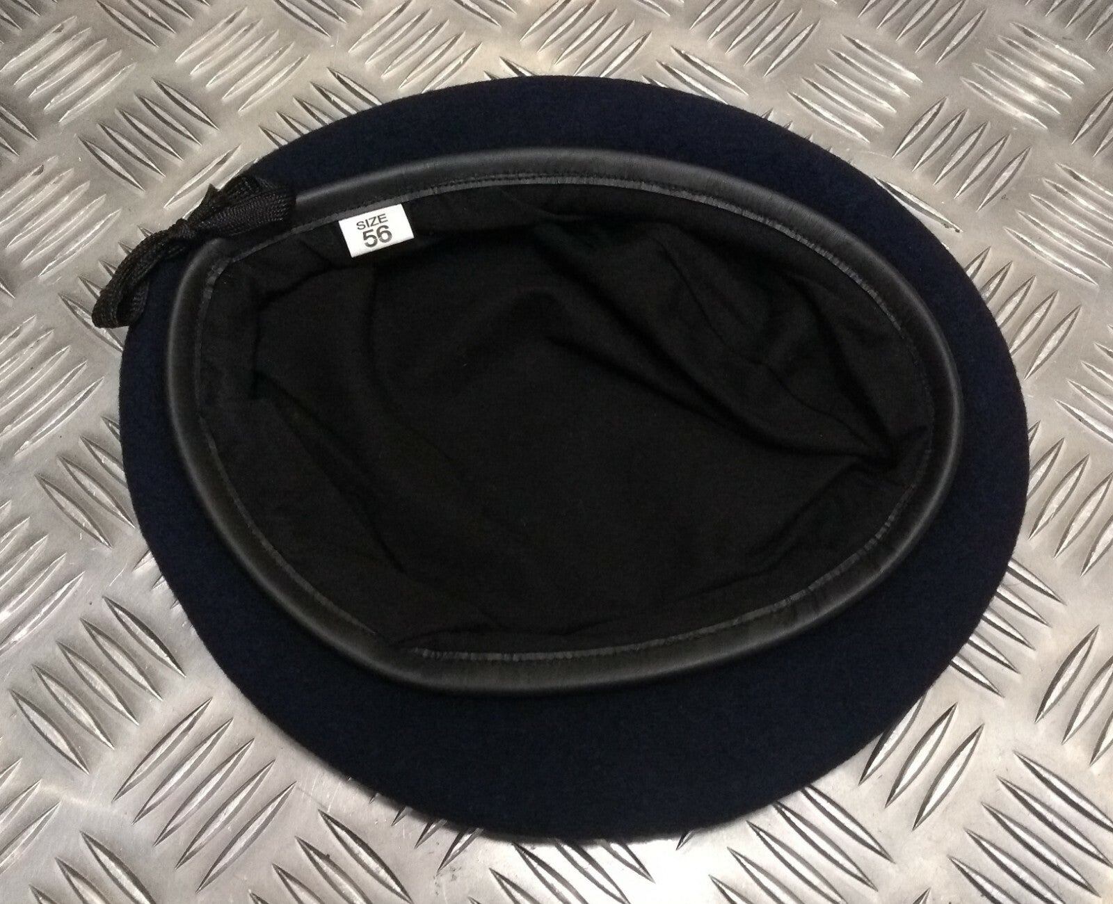 Genuine Issue MF Navy Blue Colour Lined Wool Service Beret Size 56cm