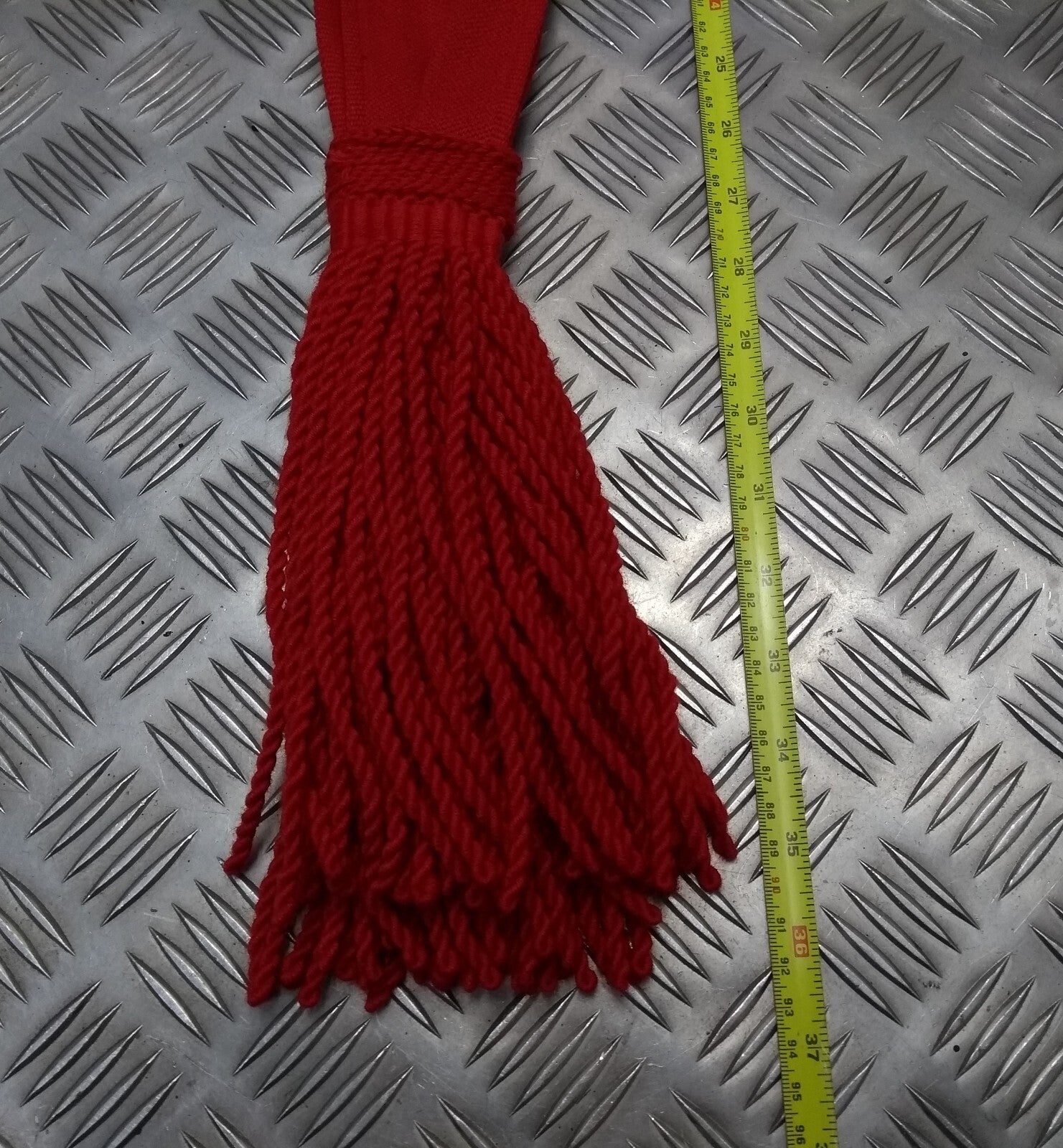 RAF Royal Air Force Shoulder Sash Red for Ceremonial and Parade Size 1