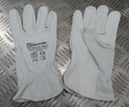 Liscombe Chrome Leather Safety Working Gloves PPE Mil-Spec Heavy Duty Work Wear