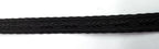 Black Scalloped Edge Viscose Ribbon / Lace