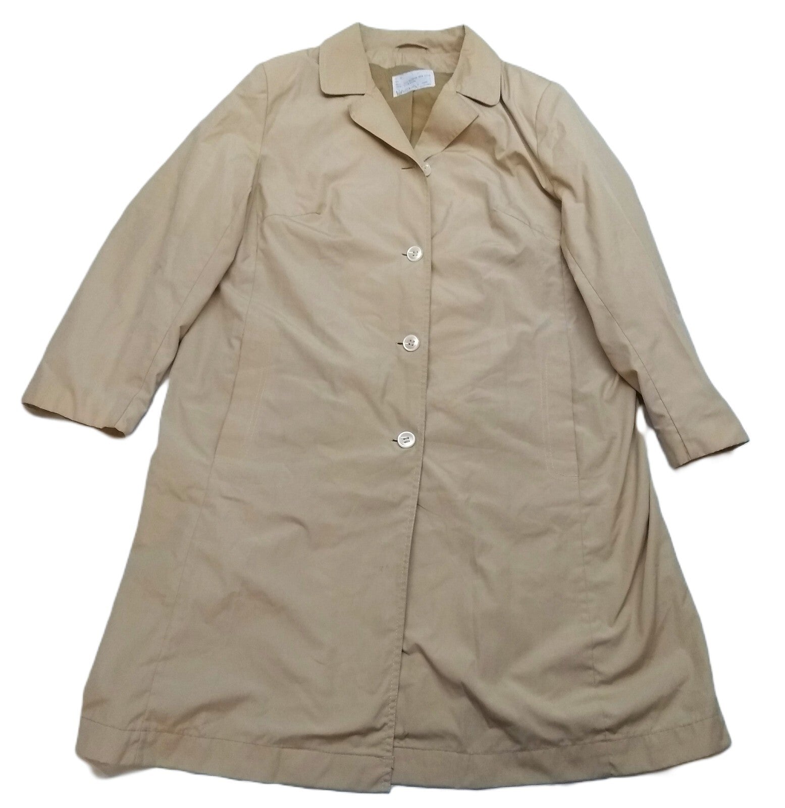 Single Breasted Raincoat Desert / Stone / Beige Lightweight Tropical Rain Mac 22
