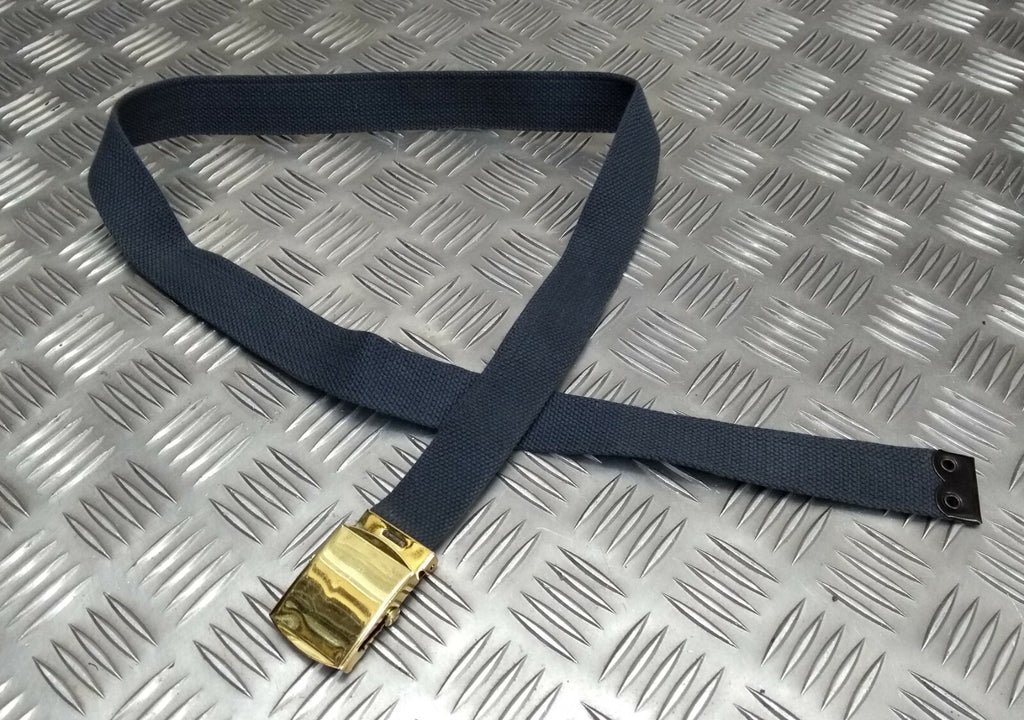 RAF Royal Air Force Trouser Belt Air Force Blue / Grey Colour 1¼" Roll Buckle Grade 1