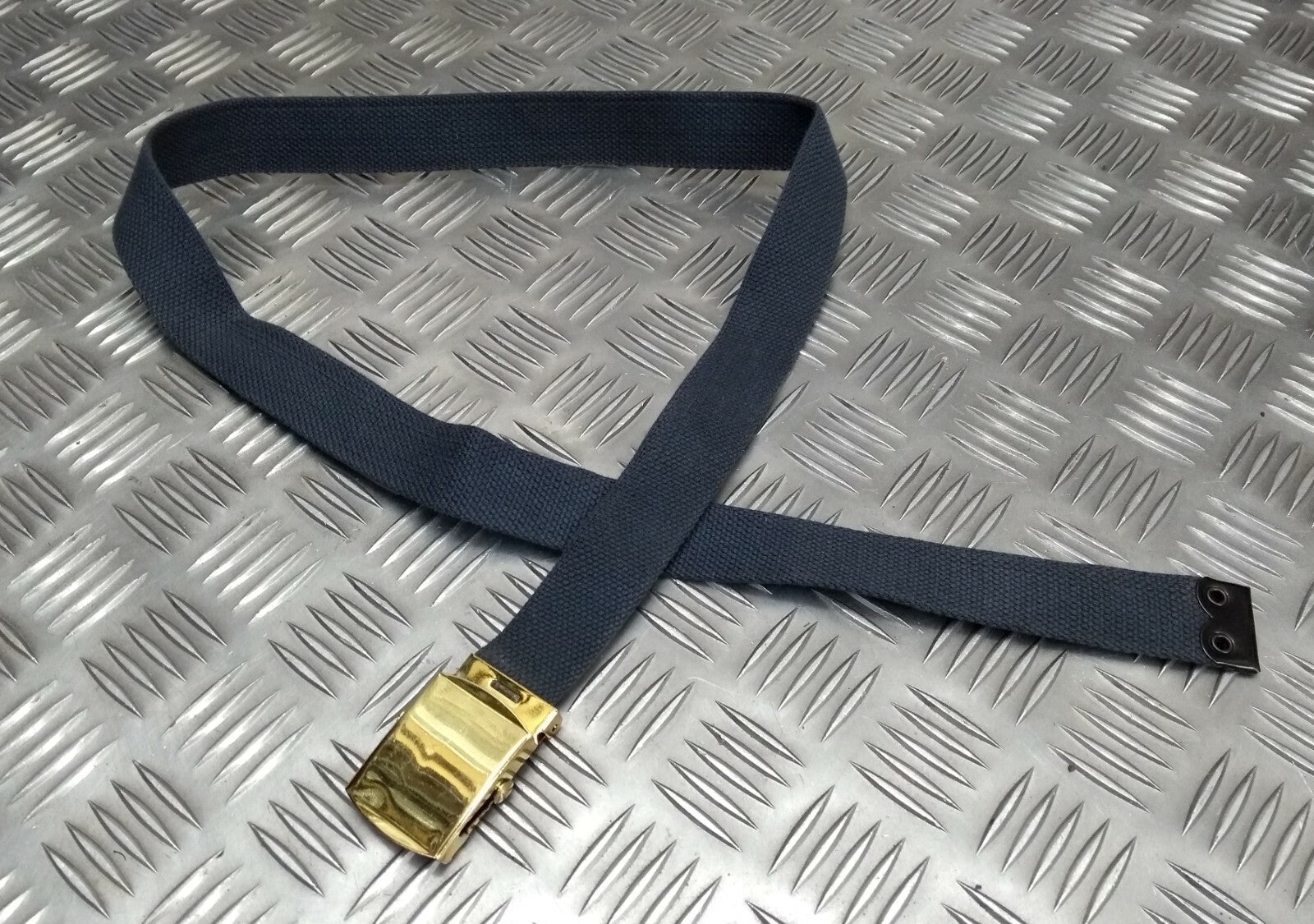 RAF Royal Air Force Trouser Belt Air Force Blue / Grey Colour 1¼" Roll Buckle Grade 1