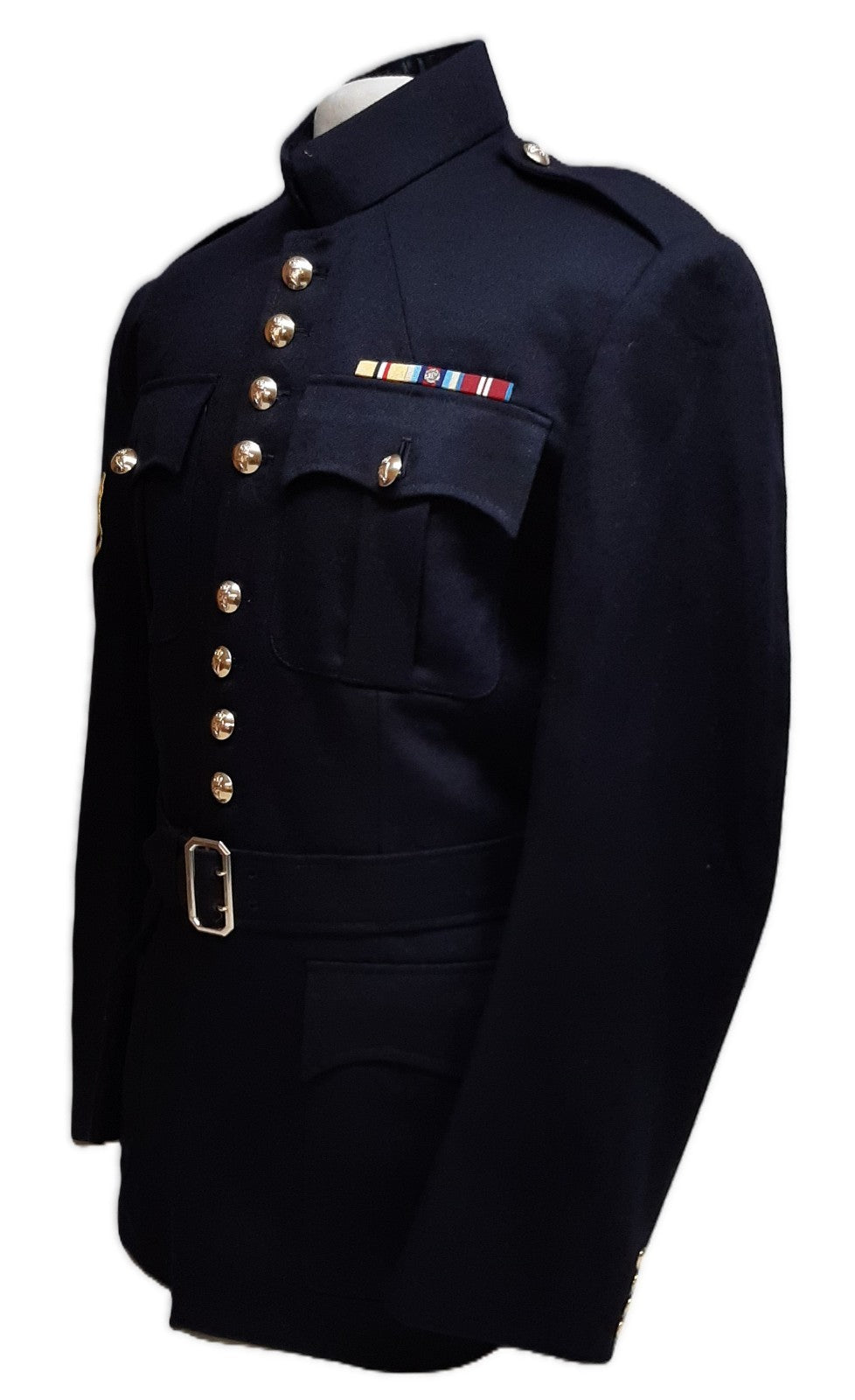 British Army Irish Jacket No1 Blues OR and Belt