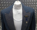 RAF Royal Air Force Vintage Mess Jacket Airforce Blue Grey OFC With Braided Cuffs