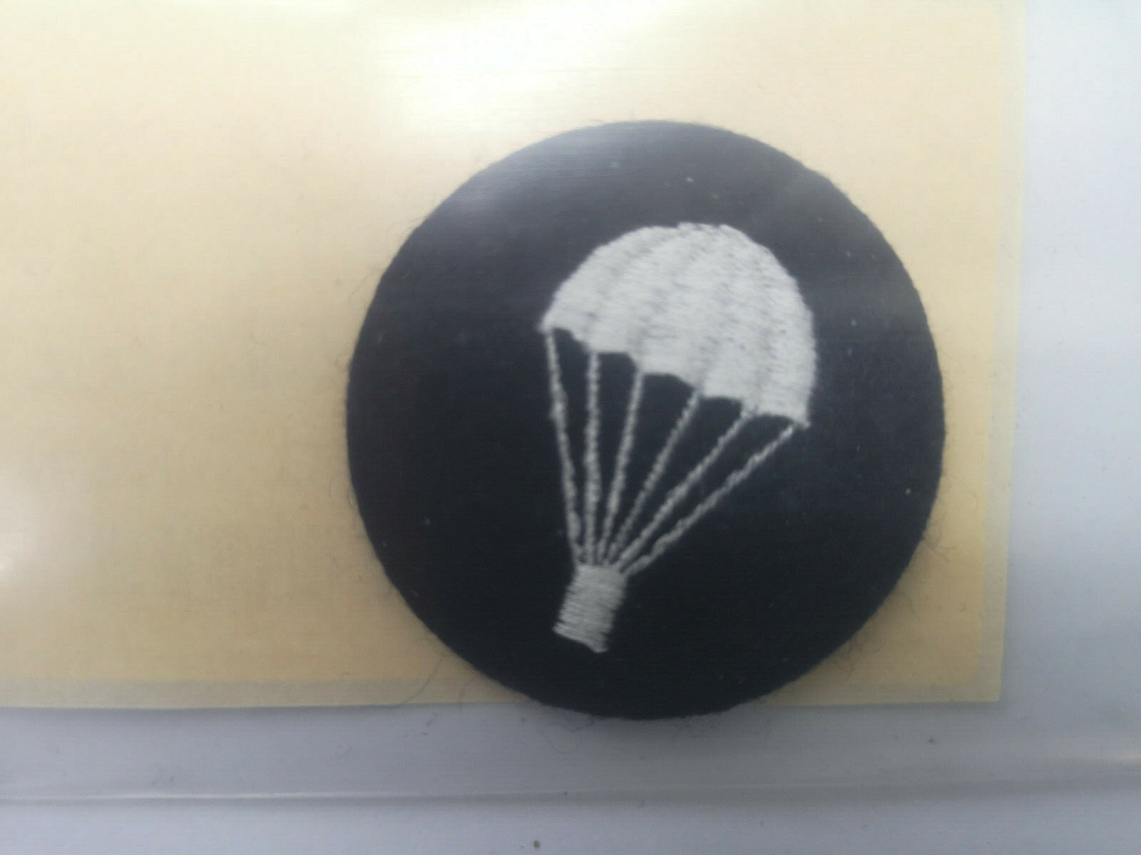 Genuine British Army Issue Parachutist Skills / Qualification Badge Patch - New