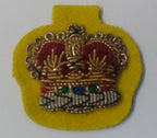 Genuine Vintage British Army SSGT Staff Sergeants SD Rank Crown