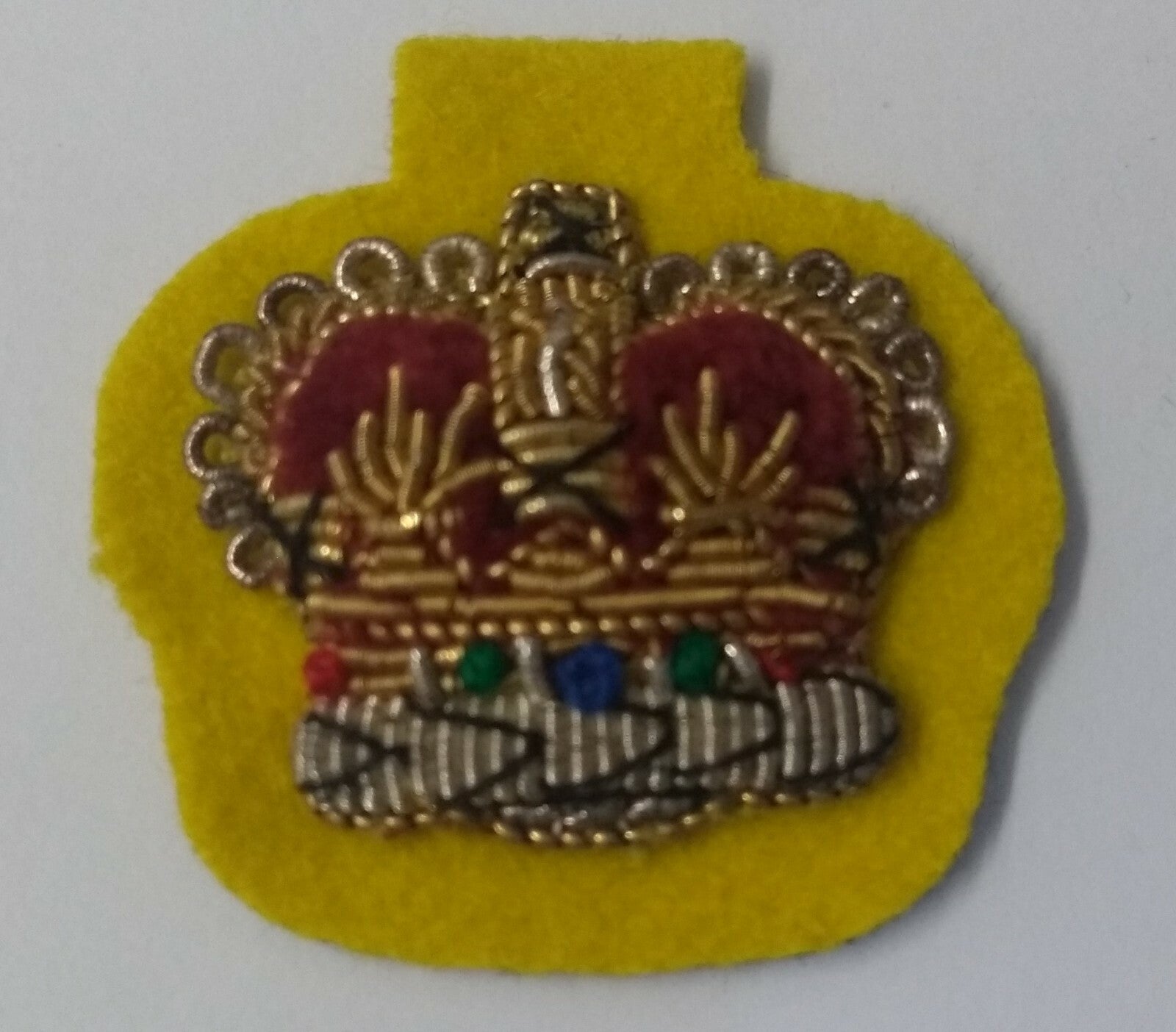 Genuine Vintage British Army SSGT Staff Sergeants SD Rank Crown