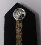 Oman Gorgets Collar Tabs With Silver Detail Chrome Officers Insignia Buttons