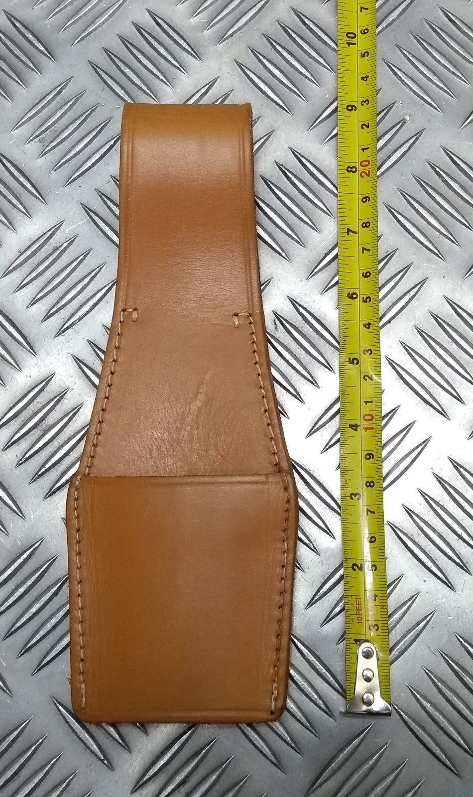 Vintage Baton Frog / Sheath Ceremonial & Parade Light Brown Leather by Hobson