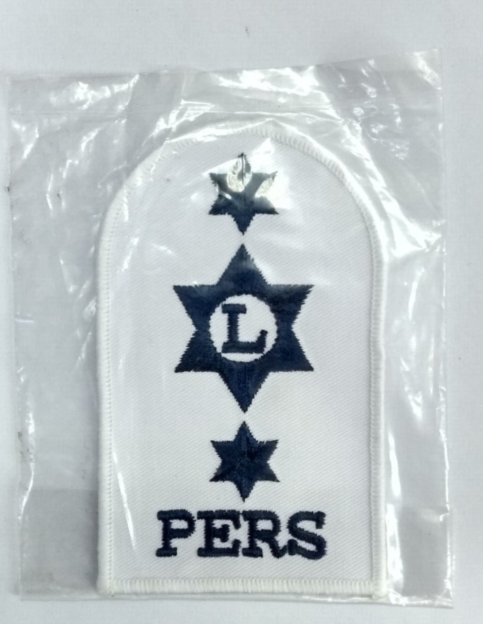 Royal Navy Logistics Personnel and Administration Blue White Qualification Patch