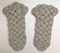 Shoulder Cords Senior Officer Silver Braid Cords No Attaching Straps Unfinished