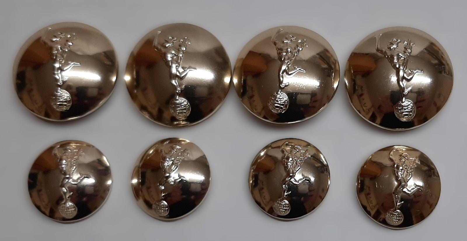 Royal Corps of Signals No2 Ring Back Button Set British Army Insignia OFC