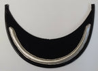 Genuine British Made Senior Officer 1/4" Silver Braid Dress Cap Peak X1