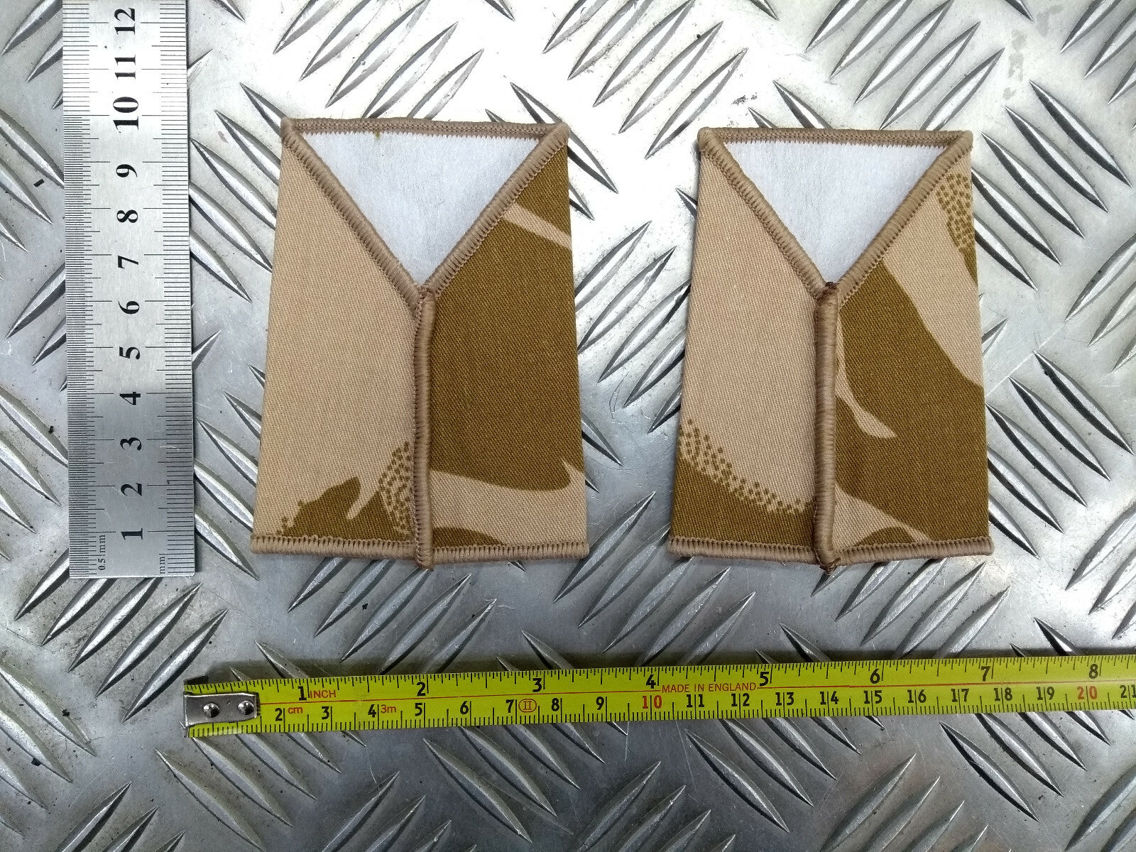 Desert Camo Tactical Medical Wing TMW Rank Slides Genuine British Army - NEW