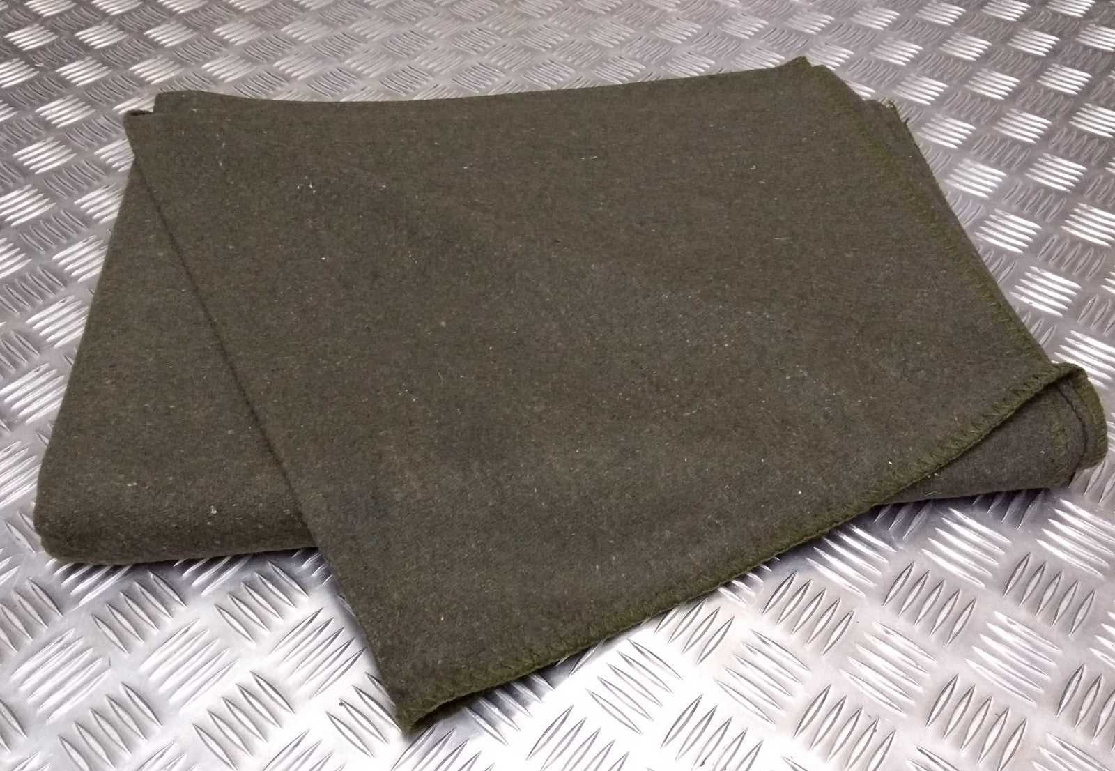 Military Army Style Whipped End Blanket Wool Mix Blanket Personal Bedding New