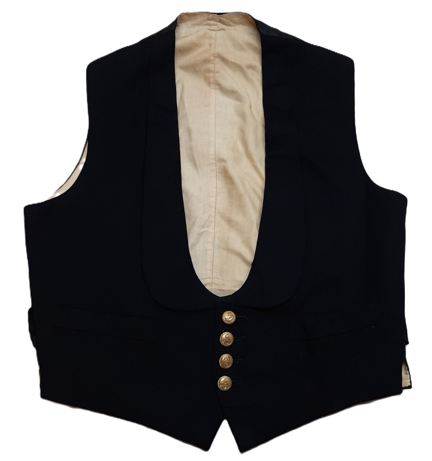 Vintage 1937 Waistcoat Royal Navy Officer's Uniform Pre World War 2 Gieves Ltd