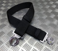 Abu Dhabi Belt Black Nylon With Buckle For Ceremonial & Parade Duties