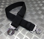 Abu Dhabi Belt Black Nylon With Buckle For Ceremonial & Parade Duties