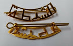 Genuine Obsolete Abu Dhabi Forces Issue Shoulder Titles With Fixing Pins GIM45