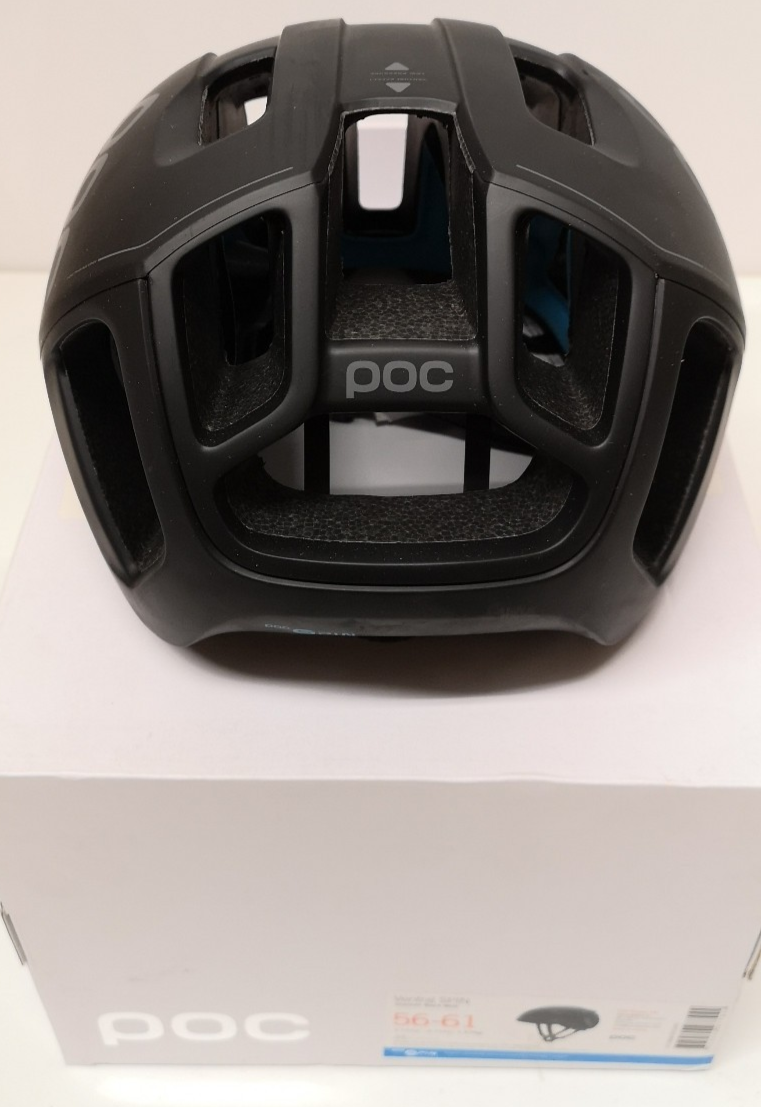 POC Ventral Spin Uranium Black Matt 270g 56-61 Bicycle Helmet with Box